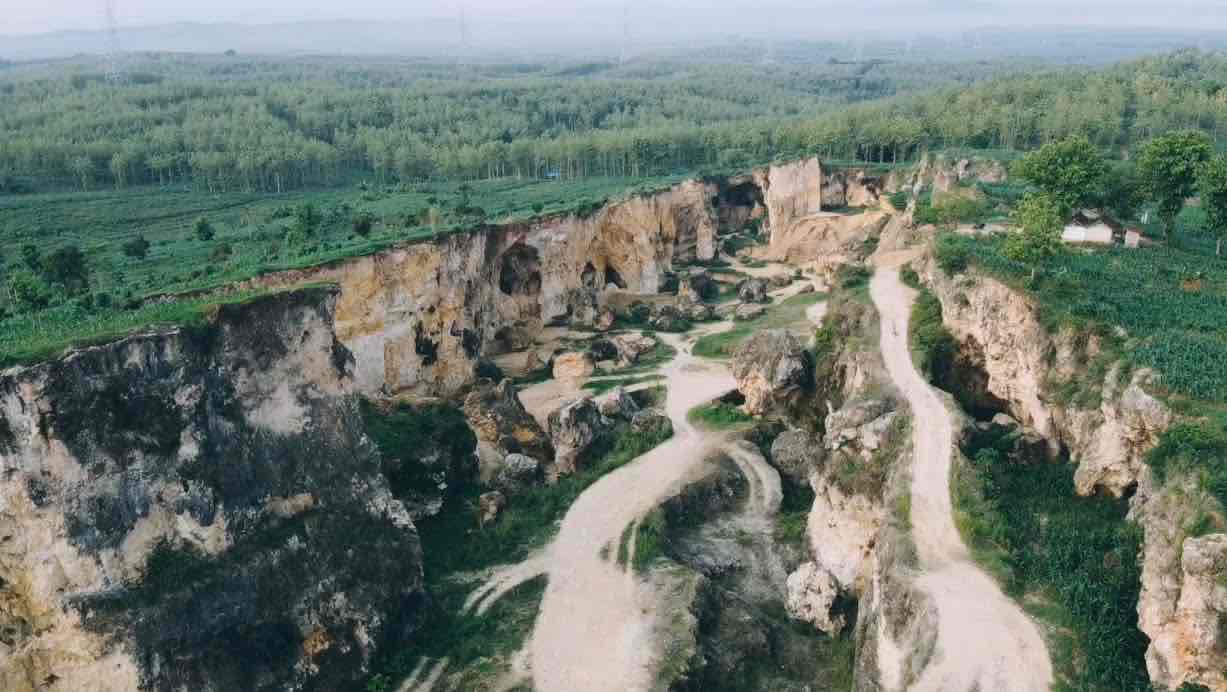 White Canyon Di Grobogan Jawa Tengah Tempat Wisata Yang Indah Namun