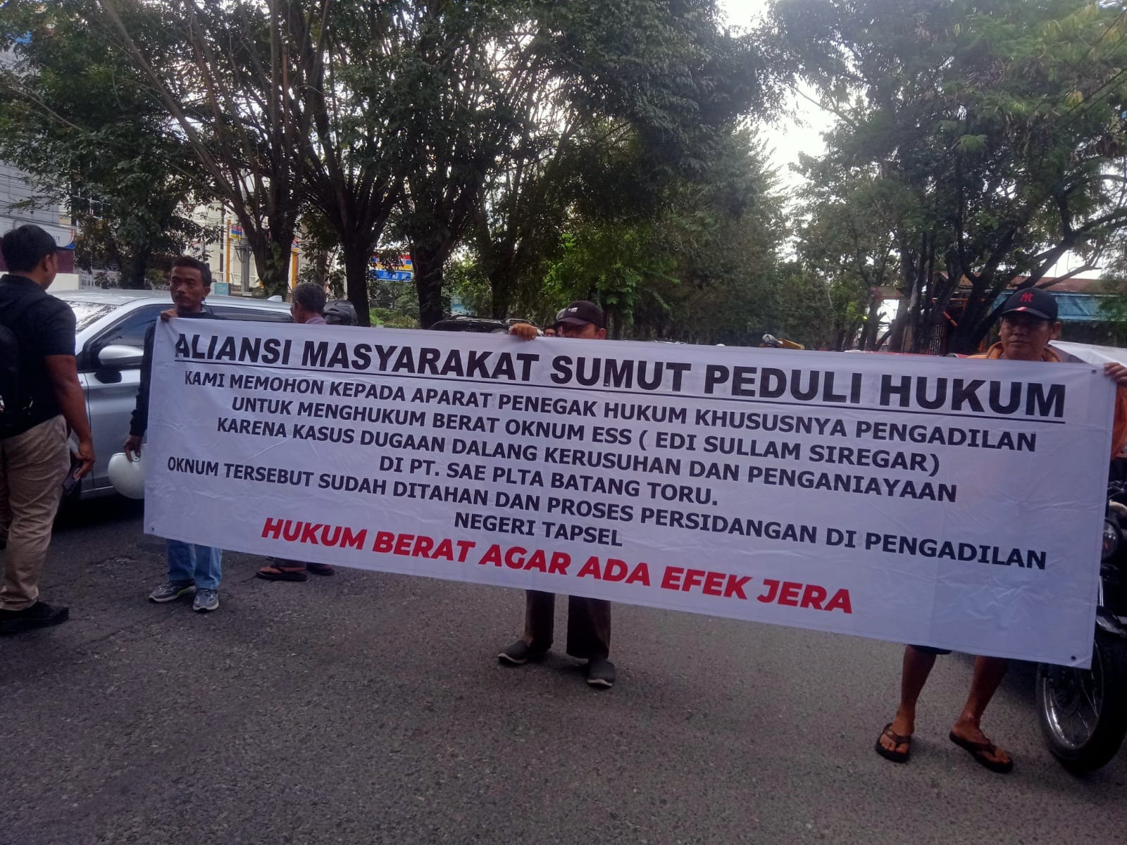 AMSPH Gelar Aksi di Pengadilan Tinggi Sumut, DPRDSU, Kantor Nasdem ...