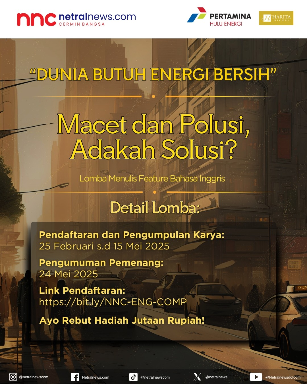 Lomba menulis Feature Bahasa inggris 