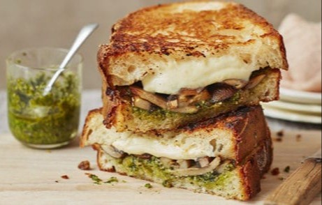 Resep Mushroom Pesto Sandwich, Unik dan Enak! 