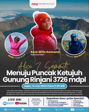 Alice Nears Final Climb of 7 Summits Indonesia, Set to Conquer Mount Rinjani at Age 57
