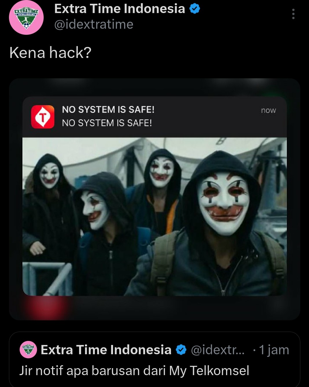 Heboh! Pengguna Telkomsel Nerima Notif