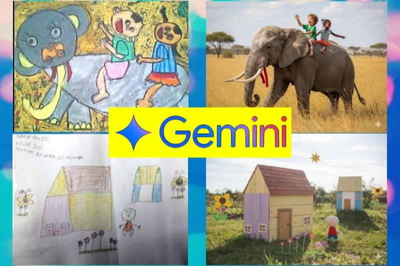 Gemini AI: Turning Kids’ Scribbles into Art