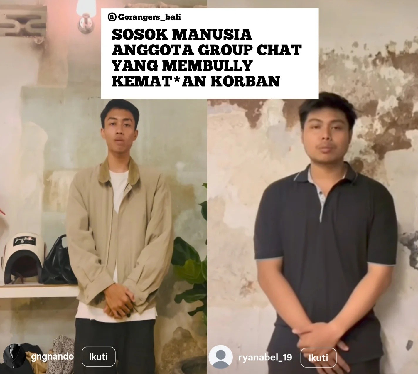 Grup Chat Pembully Setelah Meninggalnya Korban