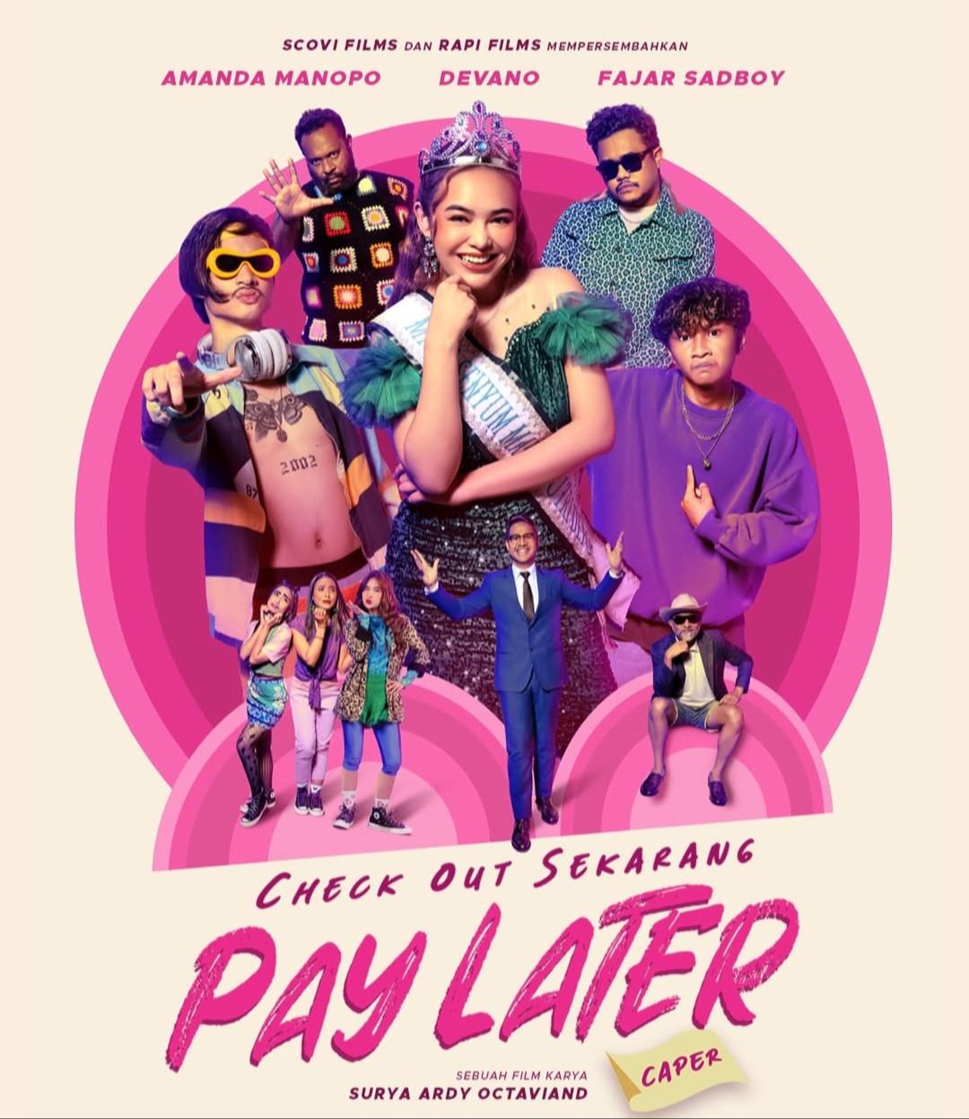Wajib Nonton! Film 'Caper Check Out Sekarang', Ada Amanda Manopo hingga Fajar Sadboy