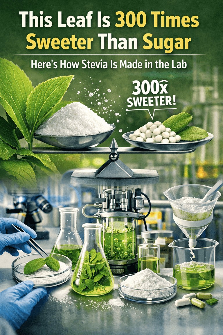 This Leaf Is 300 Times Sweeter Than Sugar, Here’s How Stevia Is Made in ...