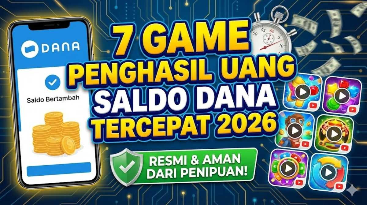 7 Game Penghasil Uang Saldo DANA Tercepat 2026 yang Resmi dan Aman dari Penipuan
