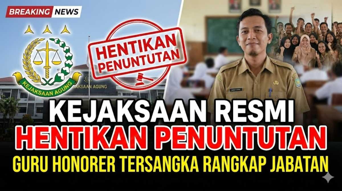 Kejaksaan Resmi Hentikan Penuntutan Guru Honorer Tersangka Rangkap Jabatan | NNC Netralnews