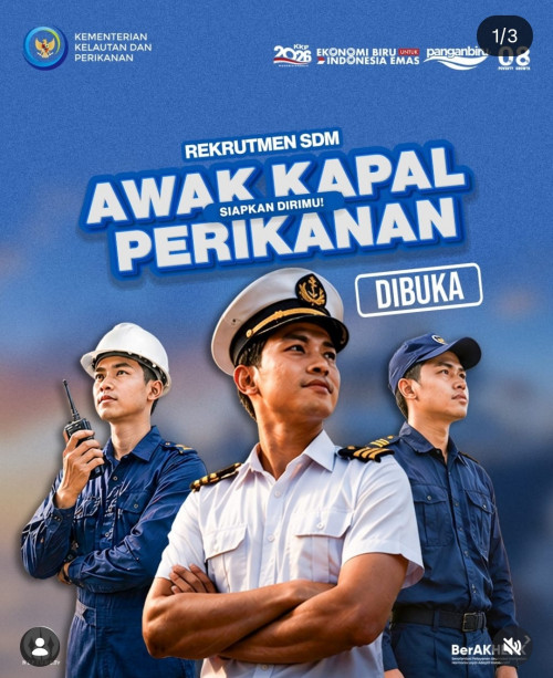 Rekrutmen Awak Kapal Perikanan 2026 Resmi Dibuka, Cek Syaratnya