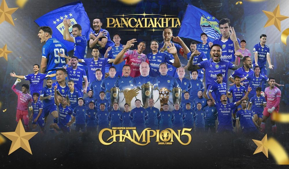インドネシアのスーパーリーグ PERSIB BANDUNG 2006 Persib Bandung Wins Third Indonesian Super League Title in a Row