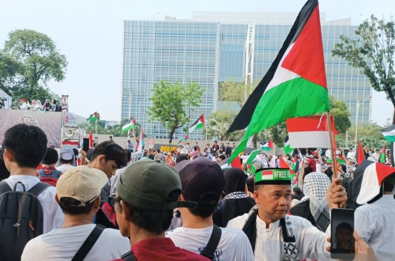 Polisi Kerahkan 1.597 Personel untuk Amankan Aksi Bela Palestina Sore Ini |  NNC Netralnews