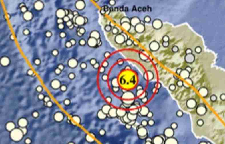 Meulaboh Diguncang Gempa Magnitudo 6,4
