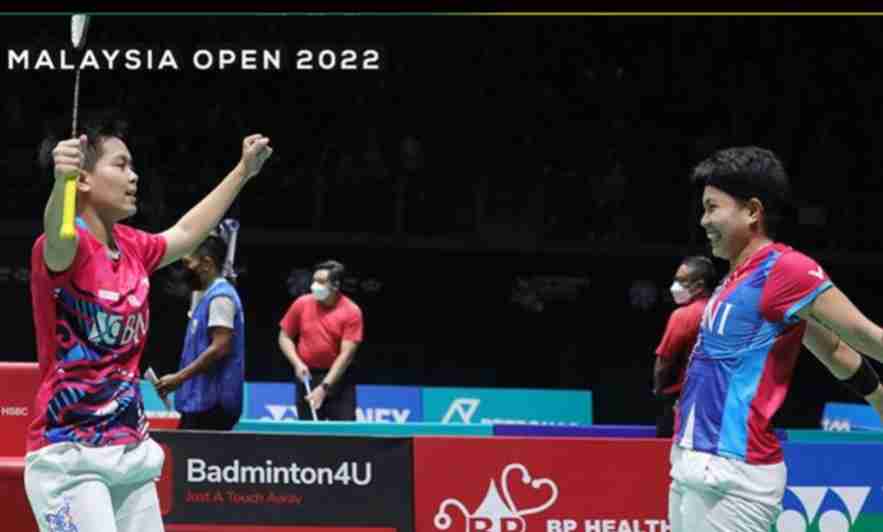 Ganda Putri Apri/Fadia Ukir Kemenangan Bersejarah di Ajang Malaysia Open 2022