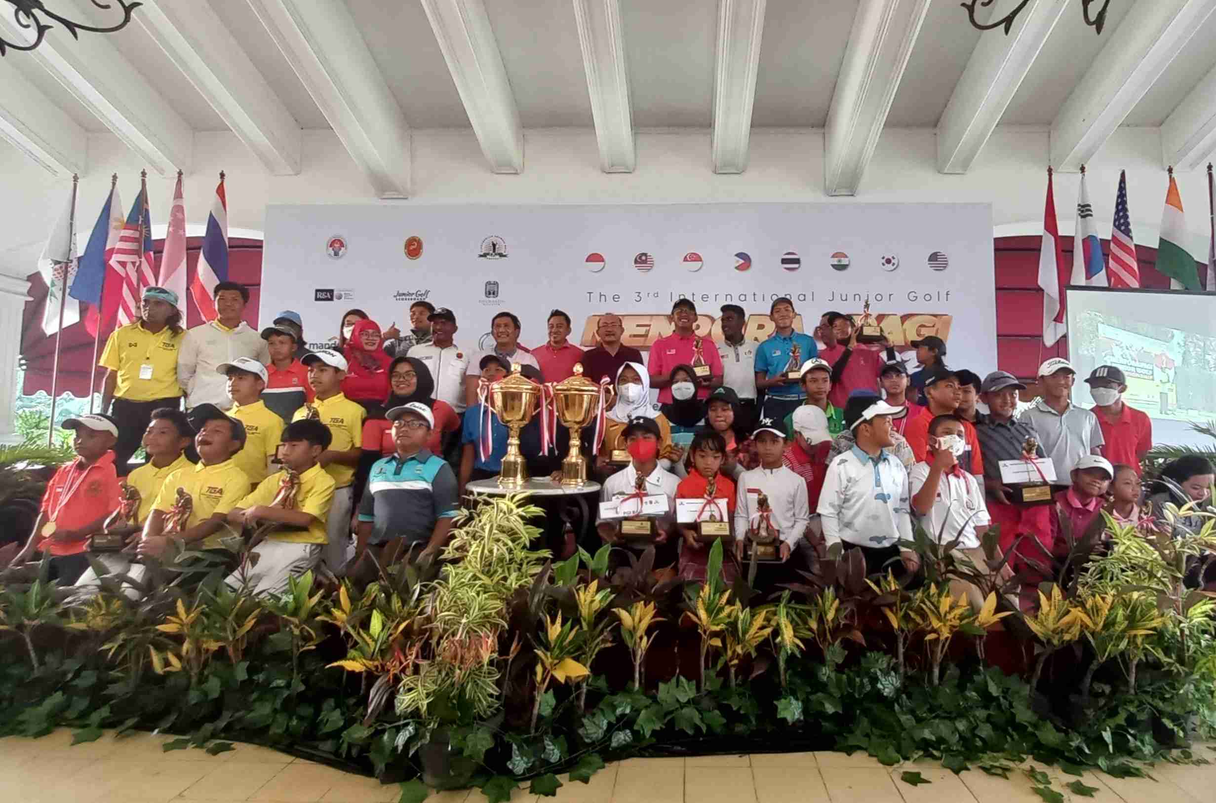 Ini Deretan Pegolf Junior yang Raih Juara di MENPORA-PAGI International Junior Golf Championship 2022